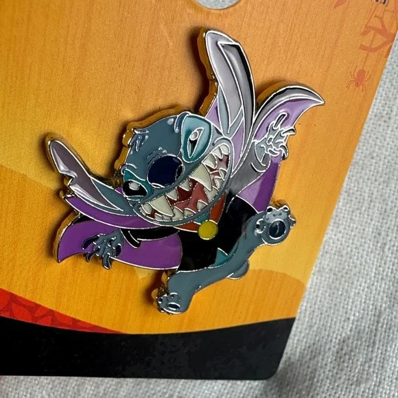 Loungefly Disney Stitch Enamel Pin - Blue and Purple - Picture 3 of 5